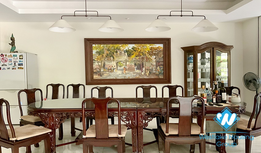 Good condition and fully furnished house for rent in Tay Ho District, Hanoi